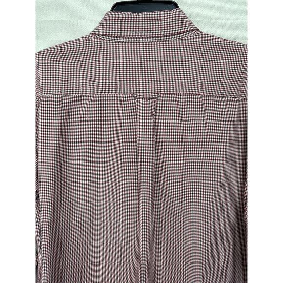 American Eagle Outfitters Men’s Shirt XXL Plaid Chambray Long Sleeve Button - Picture 8 of 11